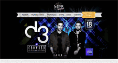 Desktop Screenshot of mpbbar.com.br