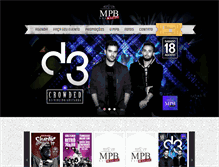 Tablet Screenshot of mpbbar.com.br